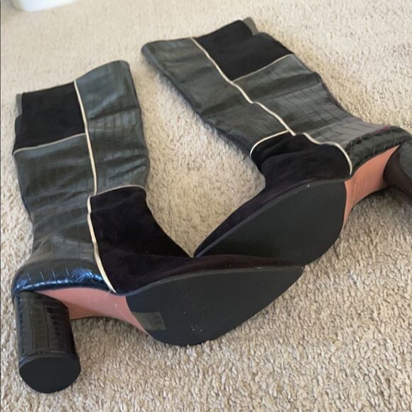 Leather over the knee boots - Picture 10 of 13